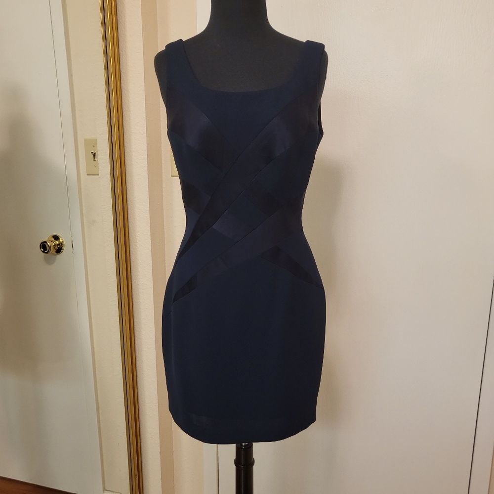 Andrea Polizzi for Rex Lester Navy Mini Dress